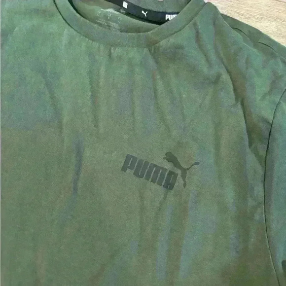 Puma green and black shirt size large - Picture 4 of 4